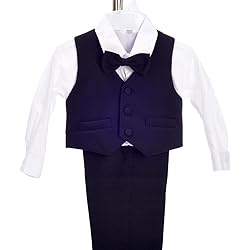 Dressy Daisy Kids Boy' 5 Pcs Set Formal Tuxedo