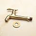 HARPOON Antique Brass Lever Handle Laundry Bathroom Wall Mount Washing Machine Faucet Outdoor Garden Hose Single Cold Tap (Long)
