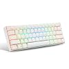 RK ROYAL KLUDGE RK61 2.4Ghz Wireless/Bluetooth/Wired 60% Mechanical Keyboard, 61 Keys RGB Hot Swappable Brown Switch…