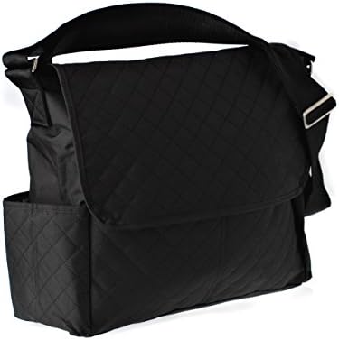Personalized Canvas Diaper Bag with 8 Pockets and Changing pad Embroidered with Your Name or Text from Various Fonts and Colors