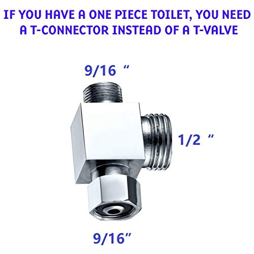 Purrfectzone Handheld Bidet Sprayer for One Piece Skirted Toilet, Stainless Steel Baby Cloth Diaper Sprayer for Skirted Toilet (Brushed Nickel, One Piece Toilet) - Thumbnail 2