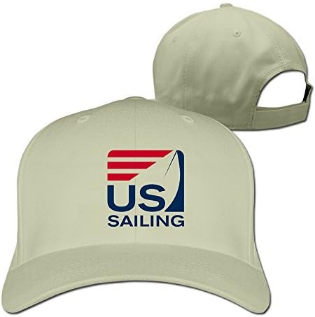 US Sailing Stylish Flat Bill Fitted Cap