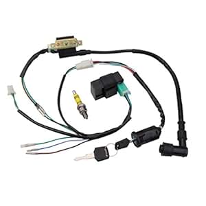Amazon.com: GOOFIT Ignition Rebuilt Kit Wiring Harness for ... 50cc atv wiring ignition 