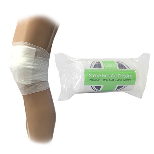 CMS Medical HSE Medium First Aid Sterile Bandage Dressings 12x12cm 10