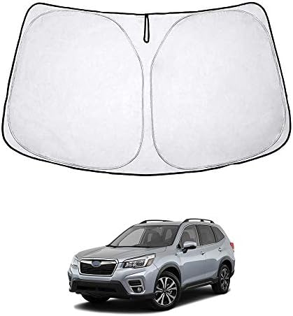 Lexleys スバル 新型フォレスター Sk9 Ske型 改良専用 フロント サンシェード Forester 遮光 カーテン シェード 日よけ 車 ワンタッチ 窓 ガラス カバー セット 車中泊 グッズ ドレスアップパーツ カーシェード カスタム パーツ アクセサリー 内装 一年保証