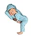 Foryora Newborn Photography Props Outfits - 2Pcs Handmade Set Baby Boy Girl (Blue)