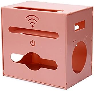Osierl Creative Router Box Socket Wire Storage Organizer Clear Desktop
