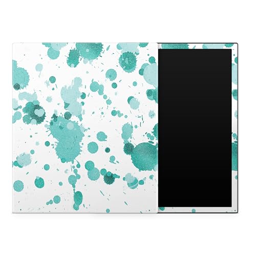 Glossy Glitter Tablet Skin Compatible with BOOX Note Air3 C (2023) - Teal Splat…