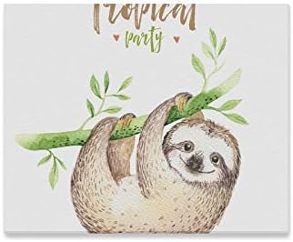 sloth nursery art