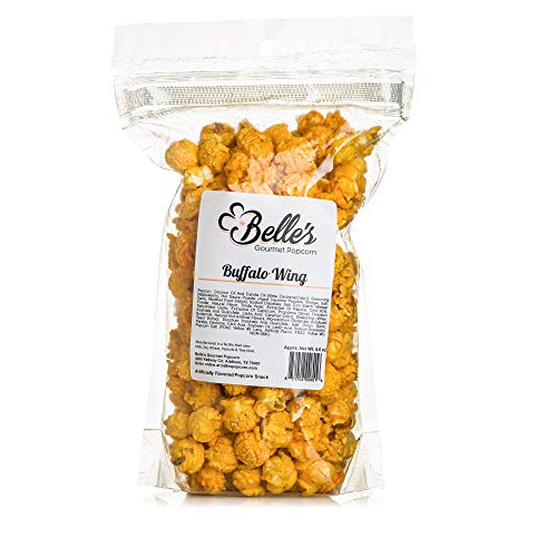 Belle’s Gourmet Popcorn Buffalo Wing Flavored Popcorn Snack Pack