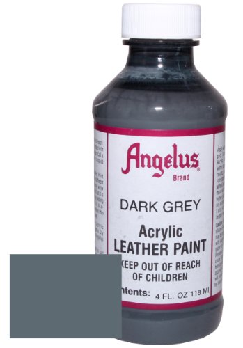 Angelus Acrylic Leather Paint-4oz.-Dark Grey