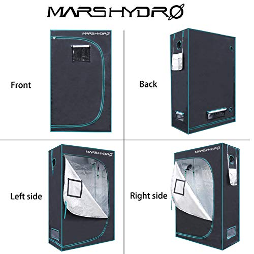 MARS HYDRO 4x2 Grow Tent Durable 1680D Canvas Reflective Grow Tents 2x4