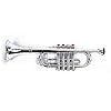 Bontempi-32-3831-4-Notes-Silver-Trumpet-37-cm-Multi-Color-38-cm Bontempi 32 3831 4 Notes Silver Trumpet, 37 cm, Multi-Color, 38 cm