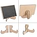 officematters Wood Mini Blackboard with Support Easel for Message Board Signs Parties, Rectangle, Set of 10