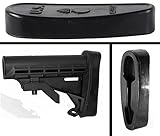 Ultimate Arms Gear Black Slip On Bomb Rubber Recoil Reducing Buttpad Butt Pad