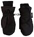 N'Ice Caps Kids Easy On Thinsulate Waterproof Velcro Wrap Mitten (8-10 Years, Black Solid)