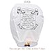 Taigiy Sky Lanterns Biodegradable-Flying Wish Lights (White) (10 Pcs)