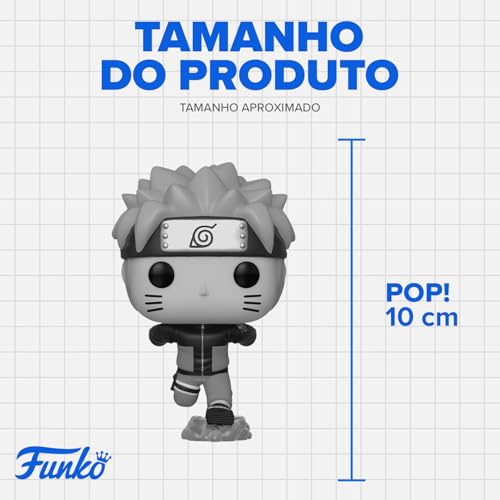 Candide, Boneco, Funko POP! Naruto Uzumaki Correndo, Naruto Shippuden - 10 cm