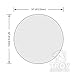 Dulles Glass 32 inch Round Glass Table Top - Tempered - 3/8