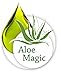 Aloe Magic Skin Cream with Aloe Ferox (Travel .5oz) Moisturizer. Instant and Lasting Relief for Eczema, Psoriasis, Skin Rashes, Dry Skin and Sunburn. 22 X Stronger.