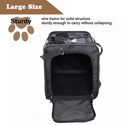 Airline Approved Pet Travel CarrierSoft Sided Cat Carrier Portable
