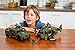 JOYIN 2 in 1 Friction Powered Military Vehicle Truck Car Set Including Humvee, Helicopter and Army Men Action Figures with Lights and Sounds / Sirens
