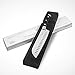 Santoku Knife Kitchen Knife Professional Japanese Chef Knife, 7 Inch Sharp Blade with Hollow Edge, Full Tang Forged by German HC Stainless Steel with Ergonomic Handle