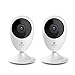 EZVIZ Mini O 720p HD Wi-Fi Home Video Monitoring Security Camera, Works with Alexa - Two Pack