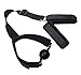 EIF Fei Restraints Adult Costume for Couples with Adjustable Handcuffs,Black
