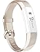 Vancle For Fitbit Alta Band/Alta HR Band, Newest Replacement Wristbands for Fitbit Alta HR 2017 and Alta 2016 (# champagne, Small)
