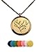 Essential Oils Diffuser Jewelry Aromatherapy Necklace Stocking Stuffer Gold Plated 316 Stainless Steel Tree of Life Pendant Locket 24