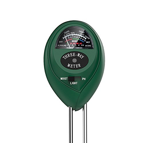 Dr.meter S30 Soil Moisture Meter Sunlight PH Acidity 3-in-1 Soil Tester Kit for Garden Farm Lawn Planter