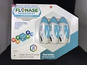 Image of Flonase Sensimist Allergy Relief Nasal Spray, 120 Count ( 3 Pack/ 360 Count )
