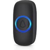 SECRUI Wireless Doorbell Push Button, Compatible with SECRUI Doorbell | Replacement, F55,Additional Push Button, Black