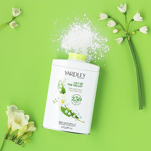 Yardley London Lily of the Valley Perfumed Talc 200g
