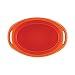 Rachael Ray Solid Glaze Ceramics Bakeware/Baking Pan Set, Oval - 2 Piece, Orange