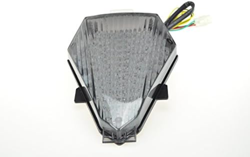 Tail Light Sequential LED Clear with Integrated Turn Signal Lamp Indicators For Yamaha 2008-2016 Raider 6/ R6 (Smoke)