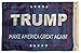 12x18 Trump Make America Great Again! Blue Double Sided 2 Ply 12
