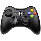 JAMSWALL Wireless Controller for Xbox 360,2.4GHZ Game Controller Gamepad Joystick for Xbox &amp; Slim 360 PC Windows 7,8,10 (Black)