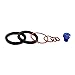 Lelecar Fuel Filter Head Primer Seal Rebuild Kit and Air Bleeder Screw for 2001-2013 GM Duramax Fuel Filter Housing -Aluminum Screw(Blue)