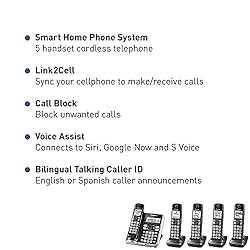 Panasonic Link2Cell Bluetooth Cordless Phone System