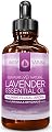 InstaNatural Lavender Essential Oil - Large 4 OZ Bottle With Dropper - 100% Pure, Natural & Undiluted