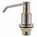 Comllen Commercial Brushed Nickel Stainless Steel Kitchen Sink Countertop Soap Dispenser With 10.6 Ounce Capacity, Brushed Nickel