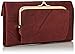Buxton Heiress Organizer Clutch, Burgundy, One Size