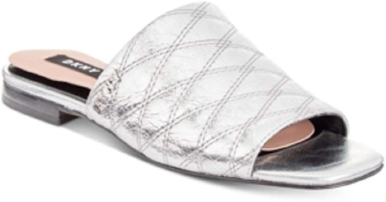 dkny silver sandals