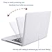MOSISO Plastic Hard Case Only Compatible Old MacBook Pro 13 Inch, Pure White