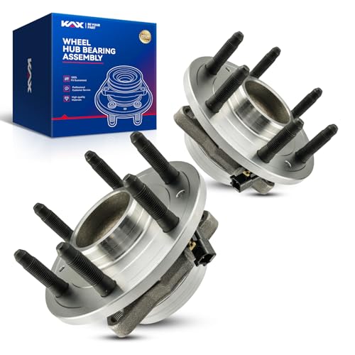 KAX 515159 Pair RWD Front Wheel Bearing Compatible with Chevy Silverado 1500 20…