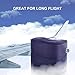 Airplane Footrest - Inflatable Travel Pillow - Height Adjustable Leg Rest Cushion for Flight, Camping, Under Office Desk, Home - Portable Travel Accessories Airplane Bed for Toddlers and Kids (1Pack)
