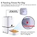 Iseebiz Automatic Pet Feeder 5L Smart Feeder Dog Cat Food Dispenser with WiFi App Control,Voice Recording,Timer Programmable, Portion Control, IR Detect, 8 Meals Per Day for Small and Medium Petthumb 2
