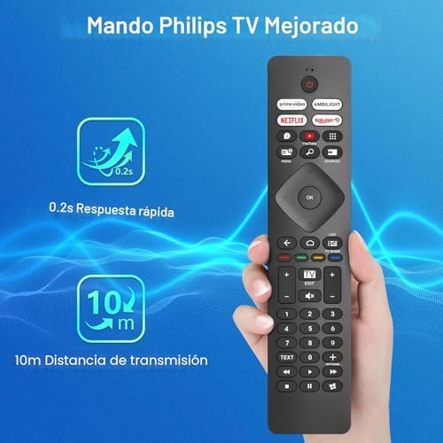 para televisão remota-Philips, universal para todos os comandos originais Philips TV, com Ambilight